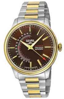 Gevril Guggenheim 49206B 44mm Stainless steel Brown