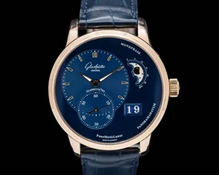 Glashütte PanoMaticLunar 1-90-02-11-35-30 40mm Red gold Blue