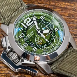 Graham Chronofighter Oversize 2CCAS.G03A 47mm Stainless steel Green