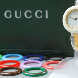 Gucci 11/12.2 26mm Stainless steel White