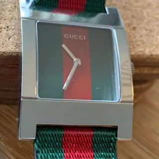 Gucci 7700M 28mm Silver Green