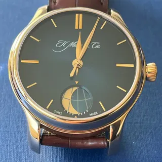 H. Moser & Cie. Endeavour 1348-0100 40.8mm Rose gold Blue