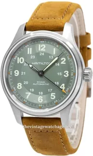 Hamilton Khaki Field Titanium H70545560 42mm Titanium Green