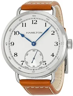 Hamilton Khaki Navy Pioneer H78719553 46mm brushed/polished steel White