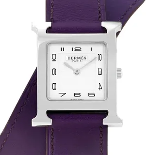 Hermès Heure H HH1.510 Stainless steel White