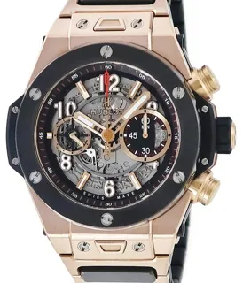 Hublot Big Bang 411.OM.1180.OM 45mm Ceramic and Resin and Red gold Skeletonized