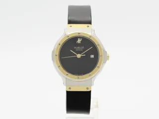 Hublot Classic 1394.2 28mm Stainless steel and 18k yellow gold Black