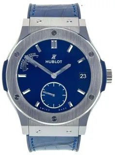 Hublot Classic Fusion 516.NX.7170.LR 45mm Titanium Blue