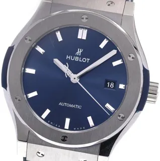 Hublot Classic Fusion Blue 542.NX.7170.LR 42mm Titanium Blue