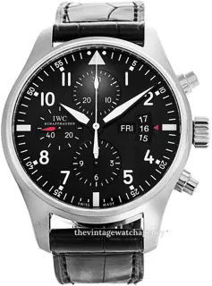 IWC Pilot IW377701 Stainless steel Black