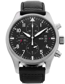 IWC Pilot IW377701 Stainless steel Black