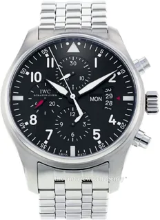 IWC Pilot IW377704 Stainless steel Black