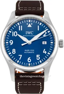 IWC Pilot Mark IW327010 Stainless steel Blue