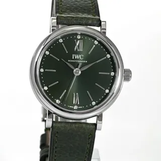 IWC Portofino Automatic IW3574-12 34mm Stainless steel Green