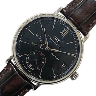 IWC Portofino Hand-Wound IW510102 45mm Stainless steel Black