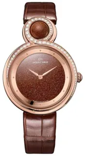 Jaquet Droz Lady 8 J014503271 Rose gold and Red gold Brown