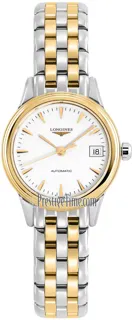 Longines Flagship L4.274.3.22.7 Stainless steel White