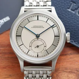 Longines Heritage L2.828.4.72.2 Stainless steel Silver