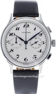 Longines Heritage L28274730 40mm brushed/polished steel Silver