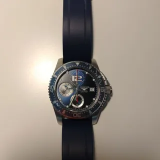 Longines HydroConquest L3.644.4 41mm Stainless steel Blue