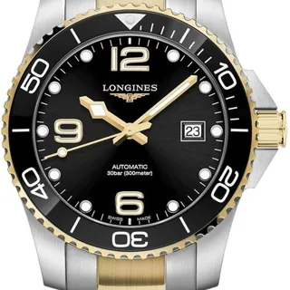 Longines HydroConquest L3.781.3.56.7 41mm Stainless steel Black