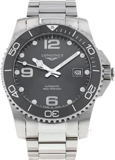 Longines HydroConquest L3.781.4.76.6 Stainless steel Gray