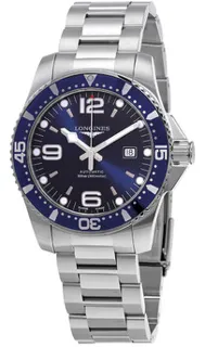 Longines HydroConquest L3.841.4.96.6 44mm Stainless steel Blue