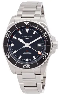 Longines HydroConquest L3.890.4.56.6 Stainless steel Black