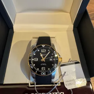 Longines HydroConquest L37813569 41mm Stainless steel Black