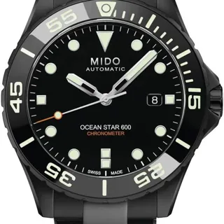 Mido M0266083305100 44mm Stainless steel Black