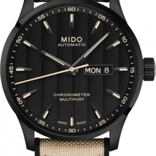 Mido Multifort M038.431.37.051.09 42mm Stainless steel Black