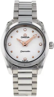 Omega Aqua Terra 220.10.28.60.54.001 Stainless steel White