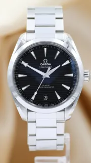 Omega Aqua Terra 220.10.41.21.01.001 41mm Stainless steel Black