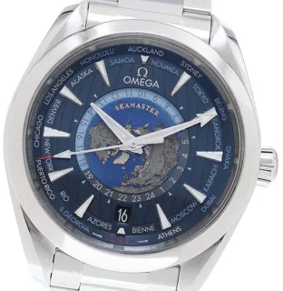 Omega Aqua Terra 220.10.43.22.03.001 43mm Stainless steel Blue