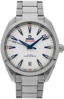 Omega Aqua Terra 522.10.41.21.04.001 41mm Stainless steel White