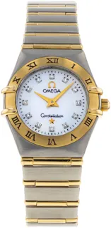 Omega Constellation 1262.75.00 Yellow gold and Stainless steel White