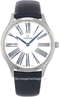 Omega De Ville 428.17.36.60.04.001 Stainless steel White