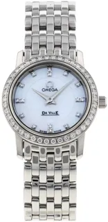 Omega De Ville 4575.75.00 Stainless steel White