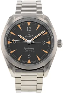 Omega Railmaster 220.10.40.20.01.001 Stainless steel Black