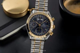 Omega Speedmaster 3321.80.00 Yellow gold and Stainless steel Blue