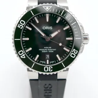 Oris Aquis 01 733 7766 4157-07 4 22 64FC 41.5mm Stainless steel Green