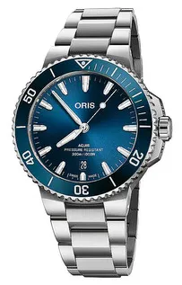 Oris Aquis Date 01 733 7787 4135-07 8 22 04PEB 41.5mm Stainless steel Blue