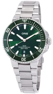 Oris Aquis Date 01 733 7787 4157-07 8 22 04PEB Stainless steel Green