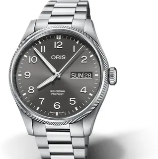 Oris Big Crown 01 752 7760 4063-07 8 22 08P 44mm Stainless steel Gray