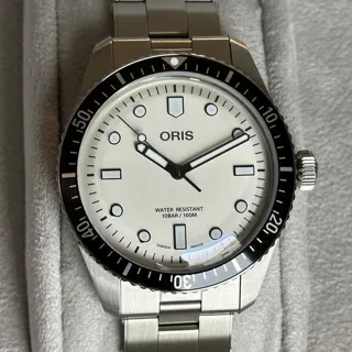 Oris Divers Sixty Five 01 733 7707 4051 OSC-BCN-Set 40mm Stainless steel White