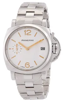 Panerai Luminor Due PAM01508 Stainless steel White