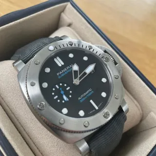 Panerai Submersible PAM 01229 44mm Stainless steel Black