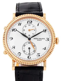 Patek Philippe Travel Time 5034J 34mm 18kt Rose Gold White