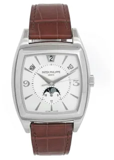 Patek Philippe Annual Calendar 5135G 18k white gold Grey$Silver