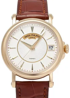 Patek Philippe Calatrava 5153J-001 38mm Yellow gold Silver